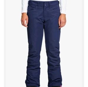 Roxy Women's Size S Backyard Snow Pants Insulated Ski Pants Blue